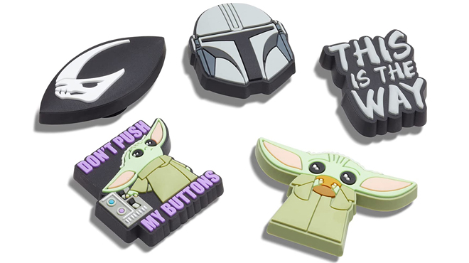 Five Pieces of Crocs Jibbitz Star Wars Characters