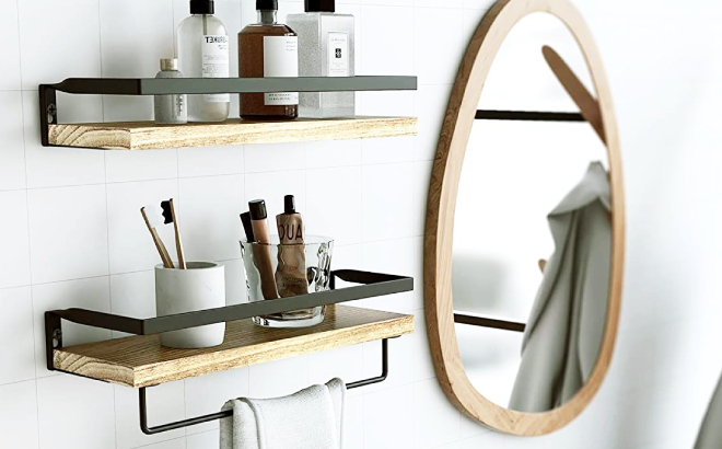 Floating Shelves in Bathroom Floating Shelves