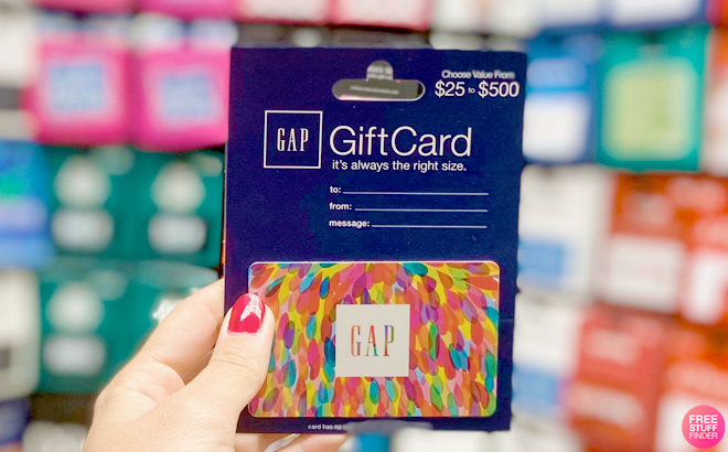 GAP Brands Gift Card with holder