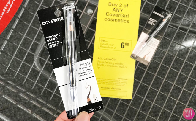 Hand Holding CoverGirl Eye Pencil
