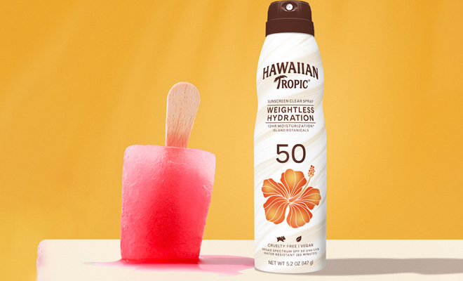 Hawaiian Tropic Weightless Hydration 50 SPF Sunscreen