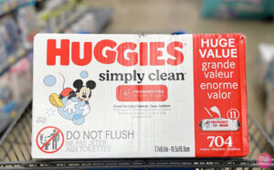 Huggies Unscented Baby Wipes 704 Count at Amazon