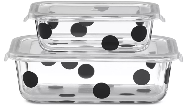 Kate Spade 2 Container Storage Set
