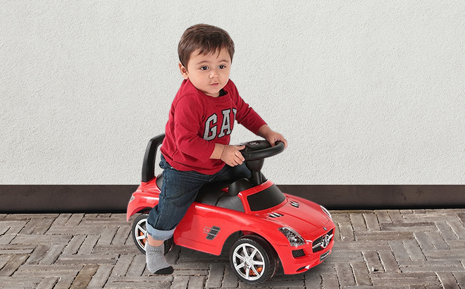 Kids Mercedes Ride On Cars Red