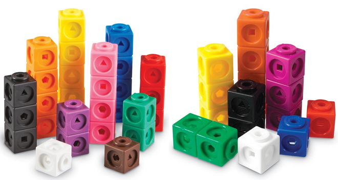 Learning Resources MathLink Cubes Set of 100