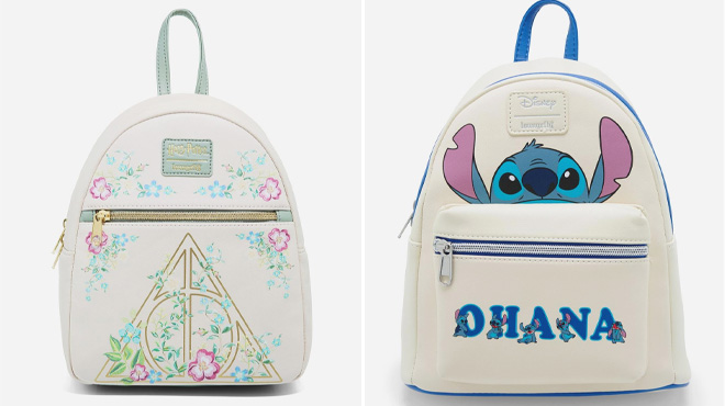 Loungefly Harry Potter and Stitch Backpacks