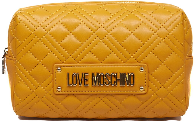 Love Moschino Clutch in Mustard Color
