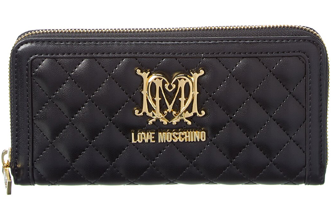 Love Moschino Wallet Leatherette in Black Color