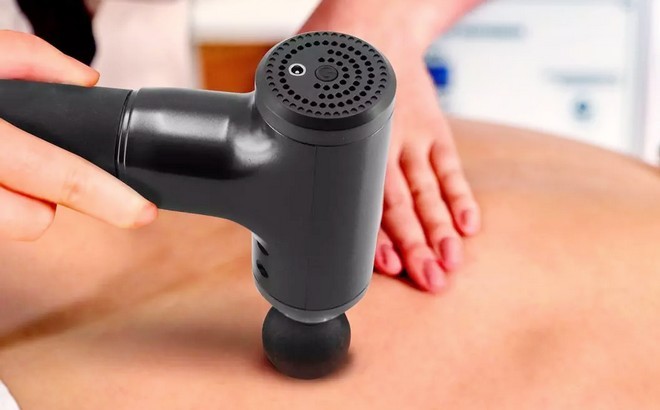 Marquee Innovations Deep Tissue Massage Gun with Interchangeable Heads
