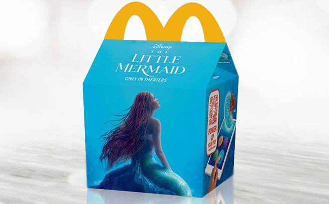 McDonalds Little Mermaid Happy Meal Box