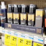 Michael Strahan Daily Defense Calming Post Shave Balm and other products at a CVS Shelf