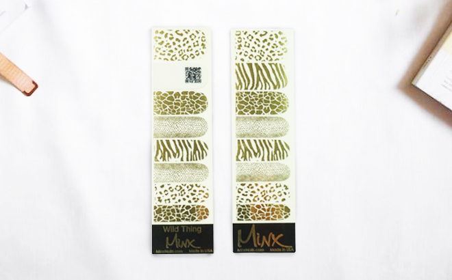 Minx Nails Wild Things Nail Wraps 16 Piece Set