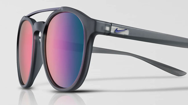 Nike Mirror Kismet Modified Aviator Sunglasses