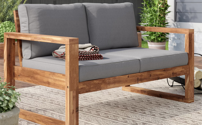 Norris Outdoor Loveseat with Cushions
