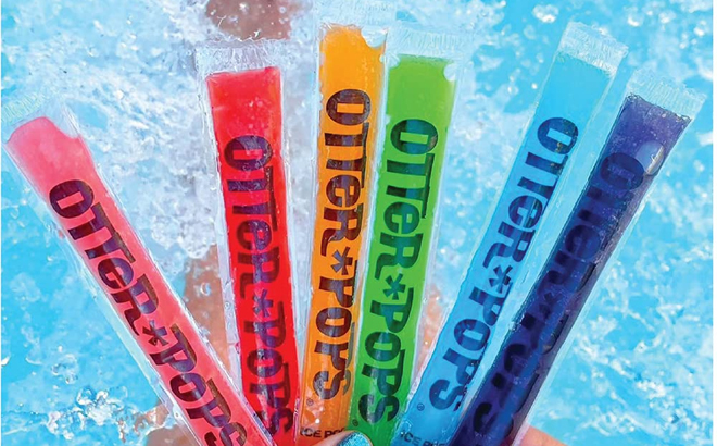 Otter Pops Freezer Ice Bars