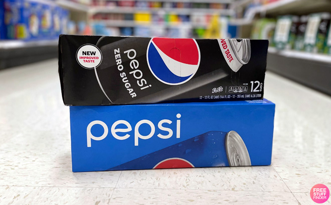 Pepsi Cola Soda 12 Pack