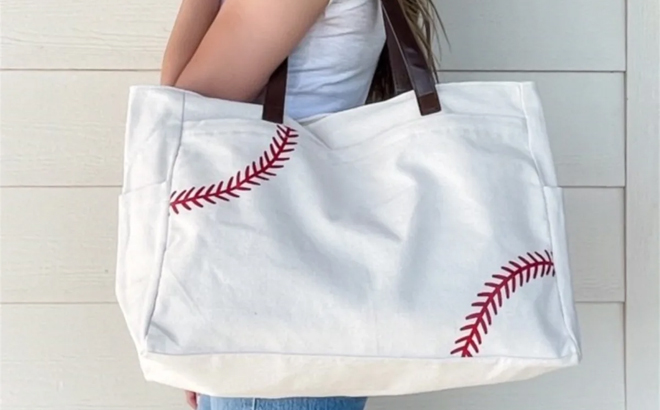 Person Carrying Baseball And Softball Shoulder Bag Person Carrying Baseball And Softball Shoulder Bag