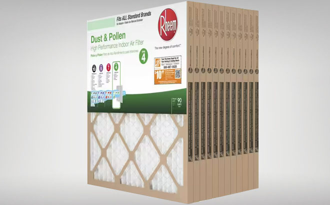 Pleated Air Filter 12 Pack