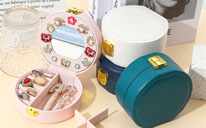 Portable Travel Jewelry Boxes