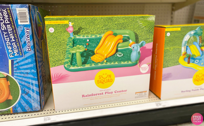 Sun Squad Rainforest Inflatable Pool Play Center