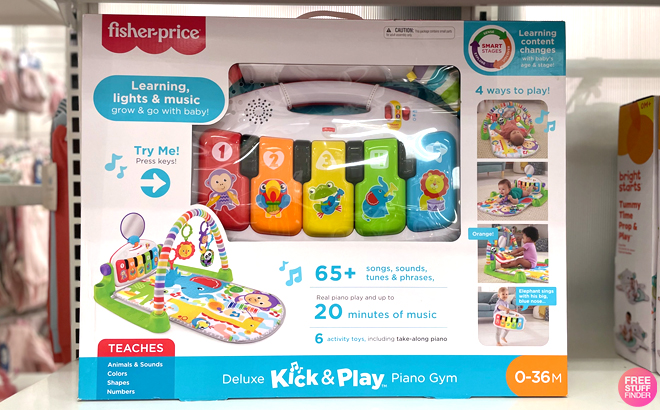 Target Fisher Price Learning Light Music Kick Play Piano Gym
