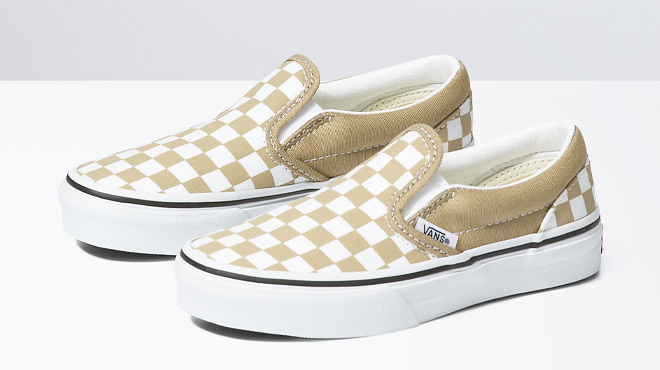 VANS Kids Classic Slip On Checkerboard Shoes