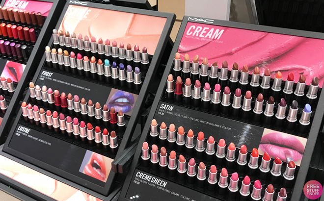 Various MAC Lipsticks in Different Shades