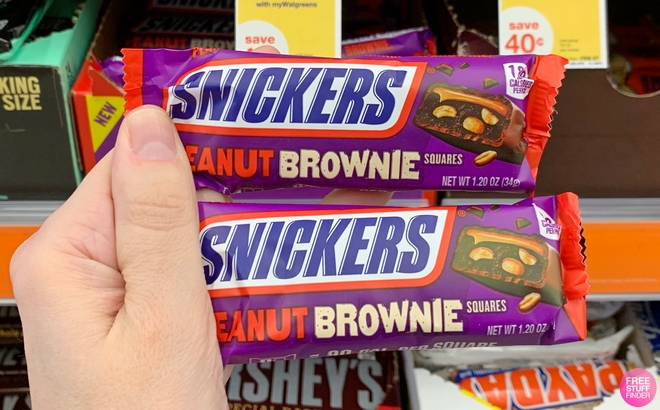Walgreens Snickers Peanut Brownie Squares