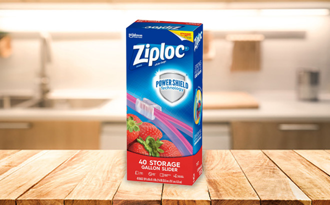 Ziploc Brand Slider Storage Bags 40 Count
