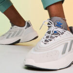 Adidas Men Ozelia Athletic Shoes in Cream with Silver Color