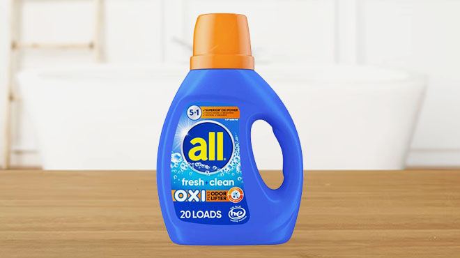 All Liquid Laundry Detergent Oxi Plus 2