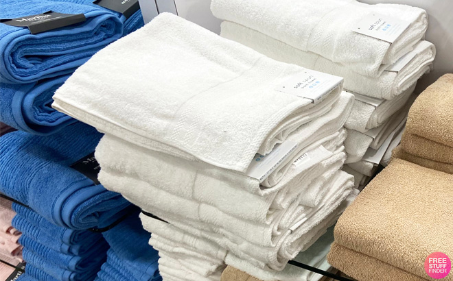 Sunham Soft Spun Cotton 4-Pack Bath Towel Set