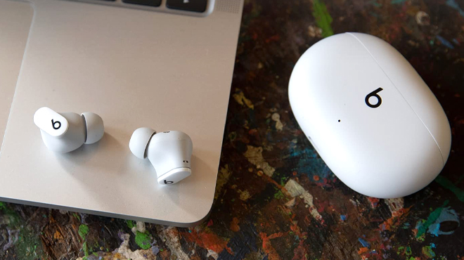 Beats Studio Buds Active Noise Cancelling Wireless Earbuds in White