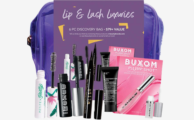Beauty Brands Lip Lash Luxeries Discovery Bag