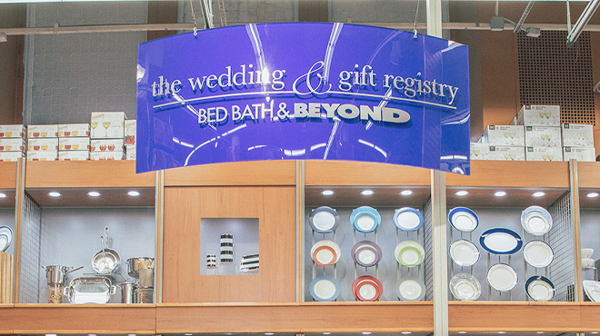Bed Bath and Beyond Wedding Registry