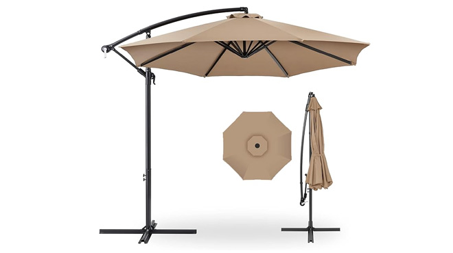 Best Choice Products Hanging Patio Umbrella