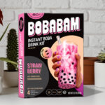 BobaBam Instant Boba Drink Kit Strawberry