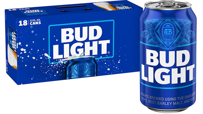 Bud Light Beer 18 Pack