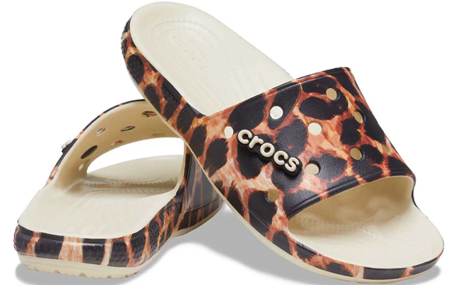 Crocs Classic Animal Remix Adult Slide Sandals Crocs Classic Animal Remix Adult Slide Sandals