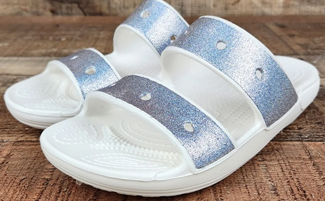 Crocs Classic Glitter Sandals in Multi