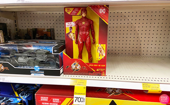 DC Comics The Flash Speed Force Action Figure on a Shelf