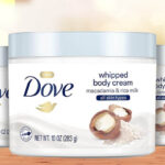 Dove Whipped Body Cream Dry Skin Moisturizer Three Count