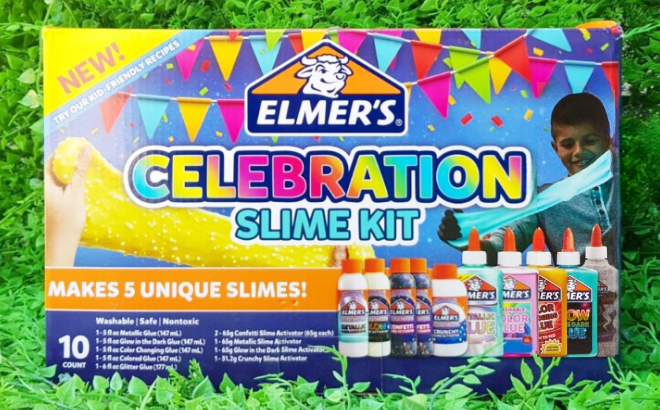 Elmers Celebration Slime Kit Box