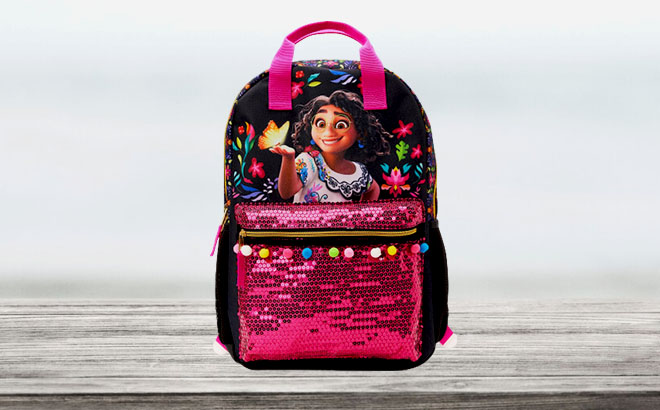 Encanto Kids Mirabel Sequin Laptop Backpack