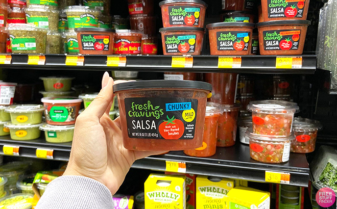 Fresh Cravings Fire Roasted Red Salsa or Avocado Salsa