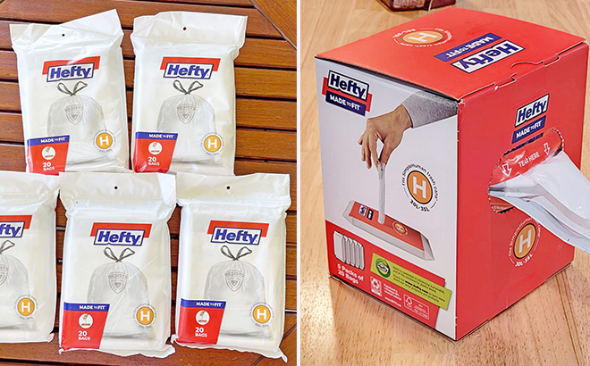 Hefty Trash Bags Size H