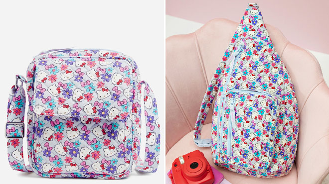 Hello Kitty Small Crossbody and Hello KittySling Backpack 