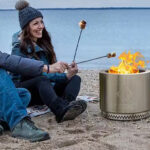 HotShot Traveler Portable Low Smoke 15 Inch Wood Burning Fire Pit