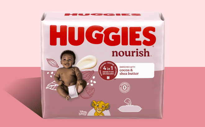 Huggies Nourish Scented Baby Wipes 112 Count