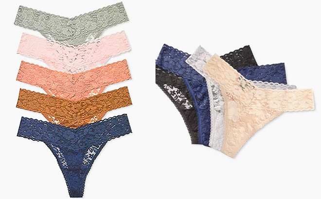 INC Lace Thong Underwear Lingeries